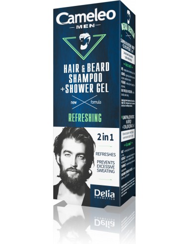 Cameleo MEN hair & beard shampoo +...