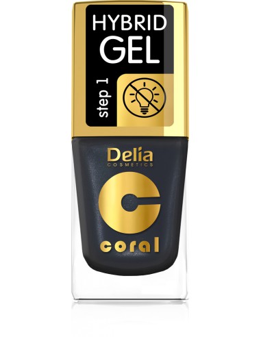 Coral hybrid gel nail enamel, 11 ml