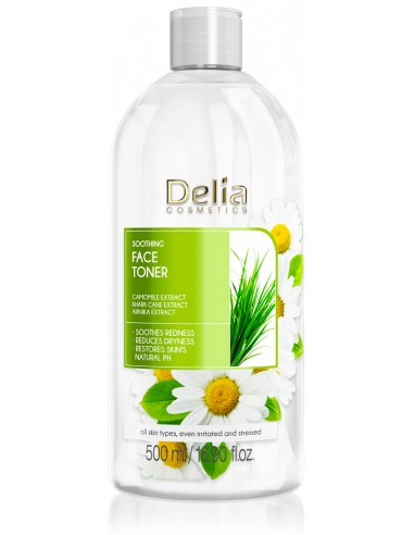 Soothing face toner with chamomile...