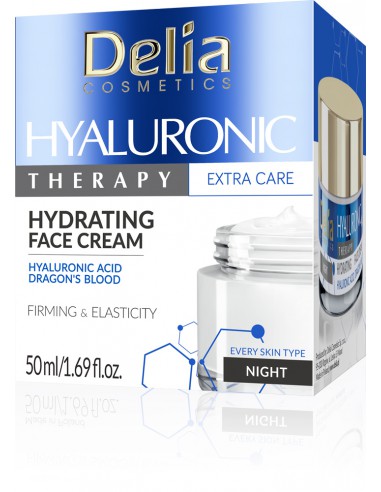 Hydrating face cream with hyaluronic...