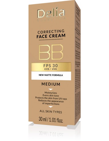 Correcting BB face cream SPF30...
