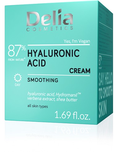 Smoothing day cream with hyaluronic...