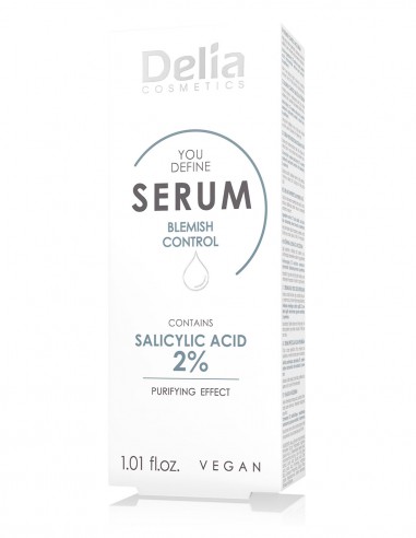 You Define blemish control serum with...