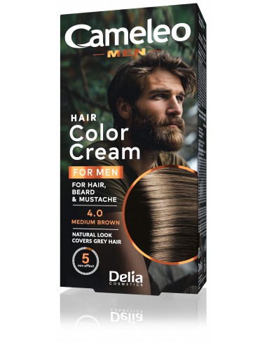 Cameleo MEN hair color cream, 30 ml